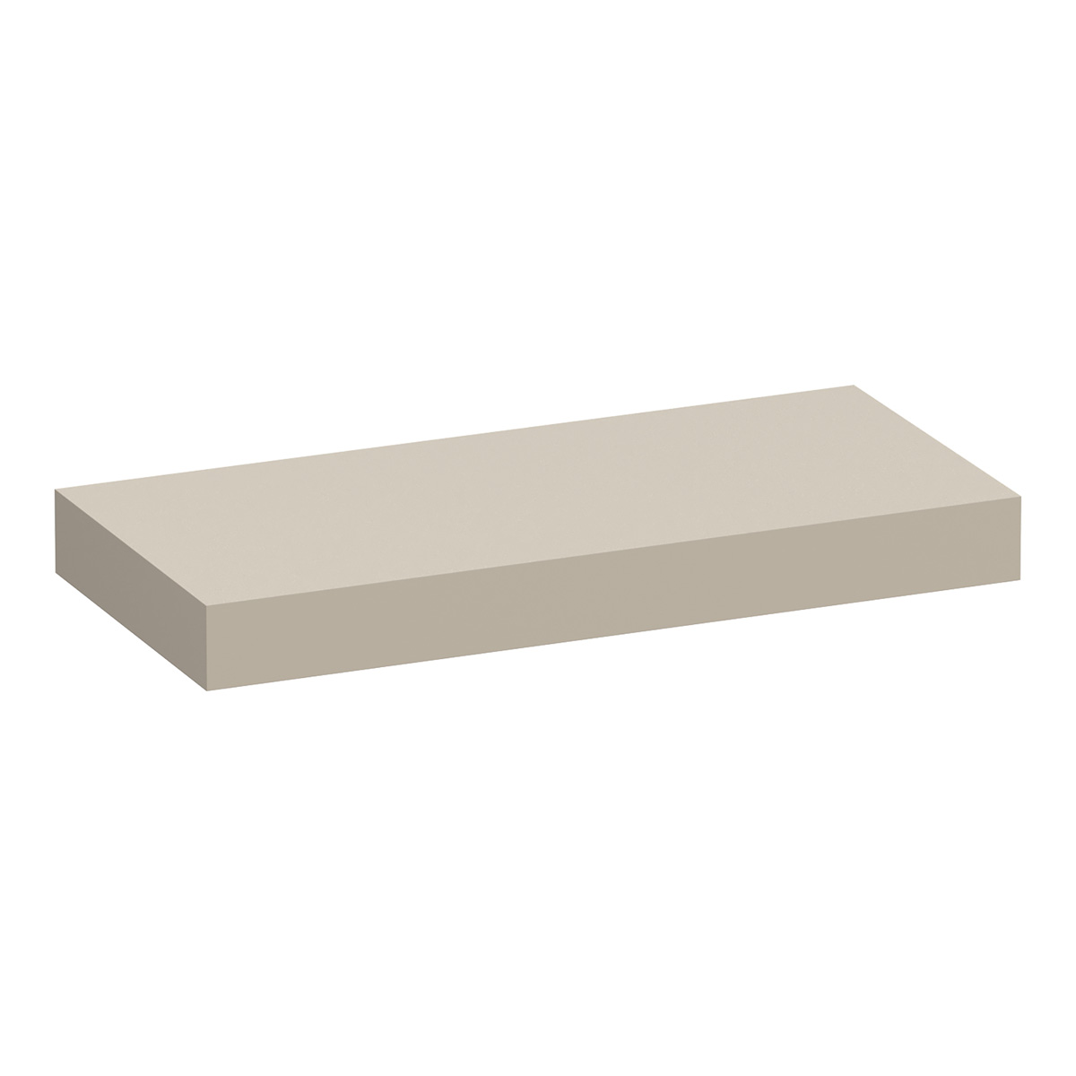 Brauer Creek vrijhangend wastafelblad 100cm beige mat