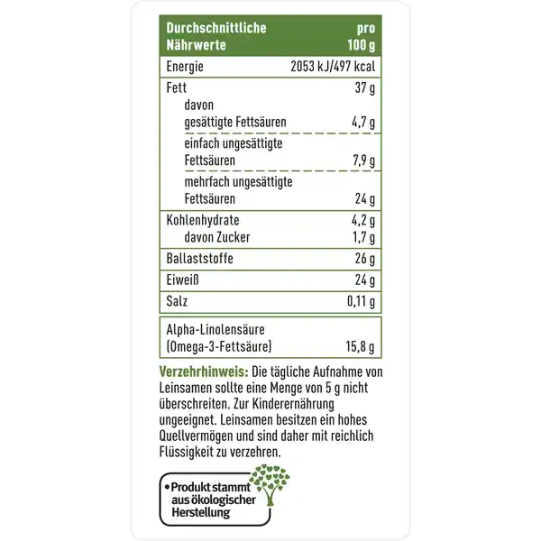 Leinsamen Gold