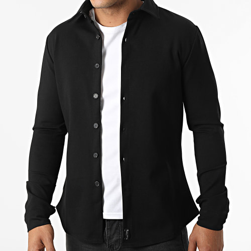 Chemise Manches Longues Atalk Noir