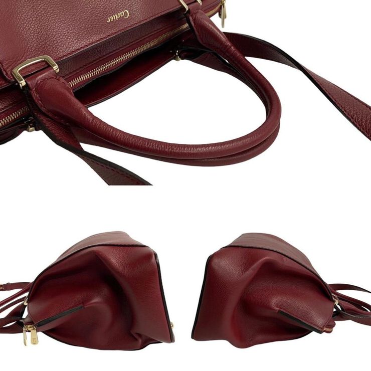 Cartier Vintage Cartier Handbag Burgundy