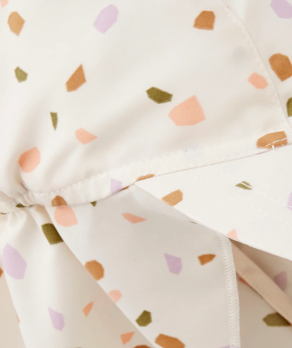 LASSIGCASQUETTE PROTÈGE NUQUE BLANC CASSÉ ET MULTICOLORE