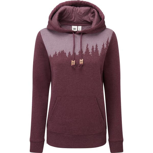 SFS151_Sweatshirts TENTREE W JUNIPER HOODIE FIG HEATHER