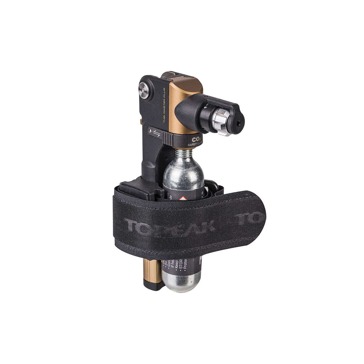 Topeak Tubi Master+ Minitool Zwart/Goud