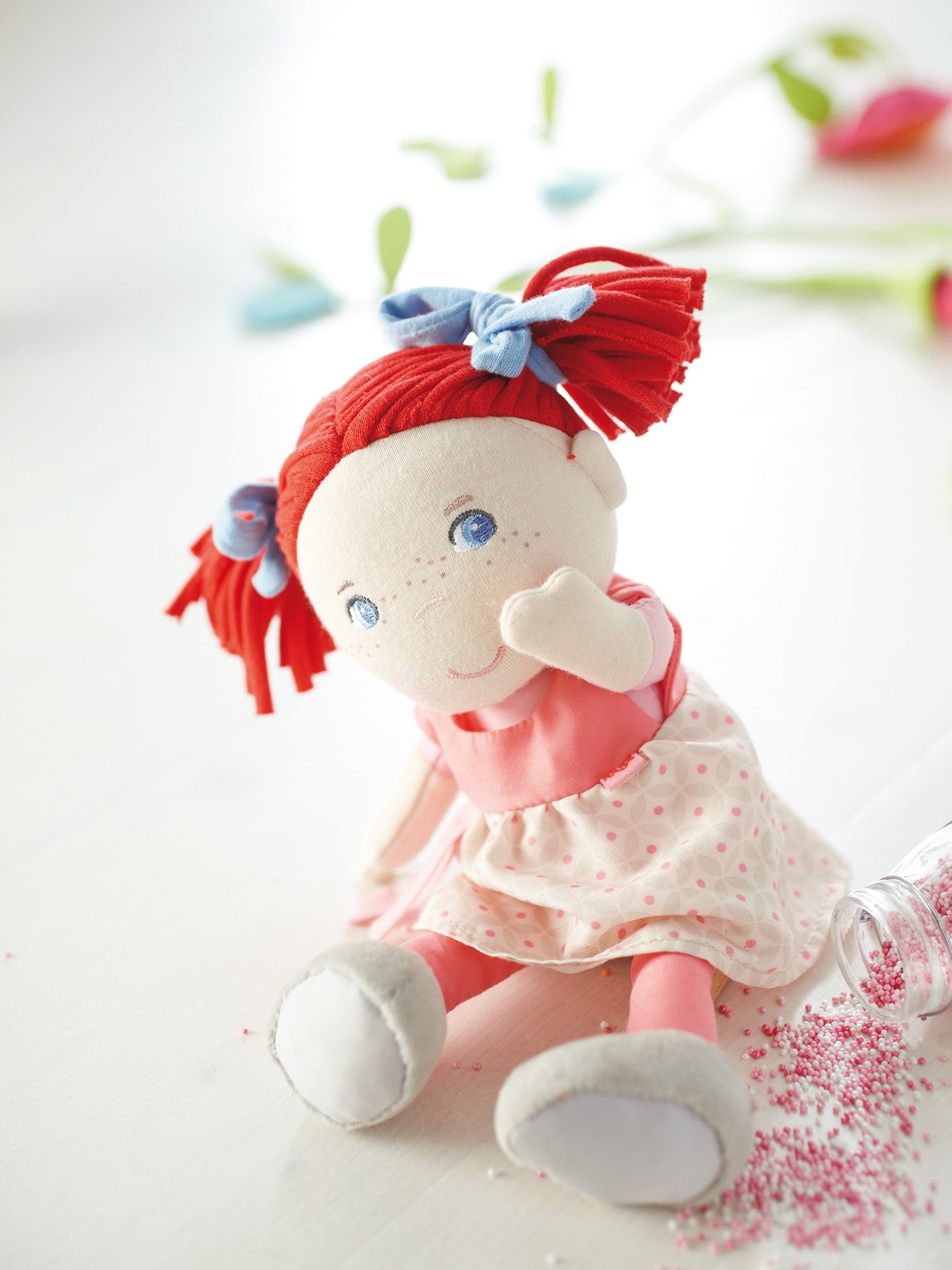 HABA Stoffpuppe Puppe Mirli, 20 cm