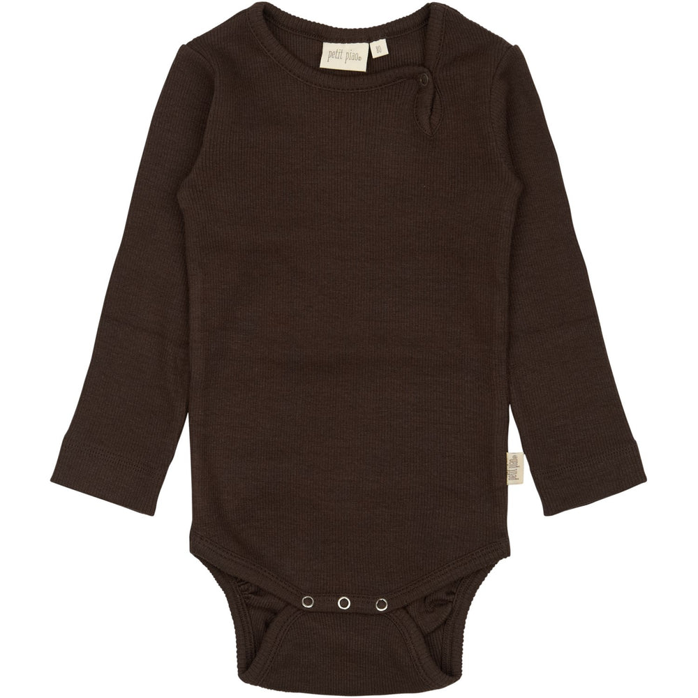 Køb Petit Piao Coffee Bean Body L/S Modal