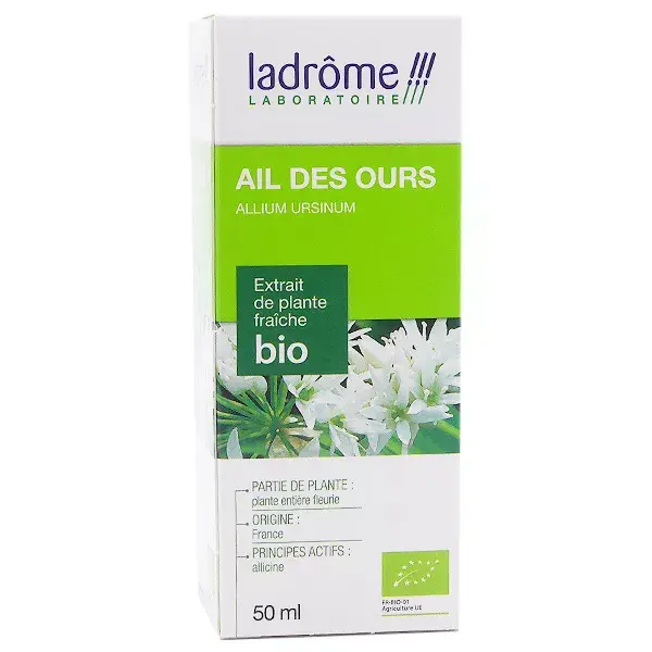 Ladrôme Extraits de Plantes Fraîches Ail des Ours Bio 50ml
