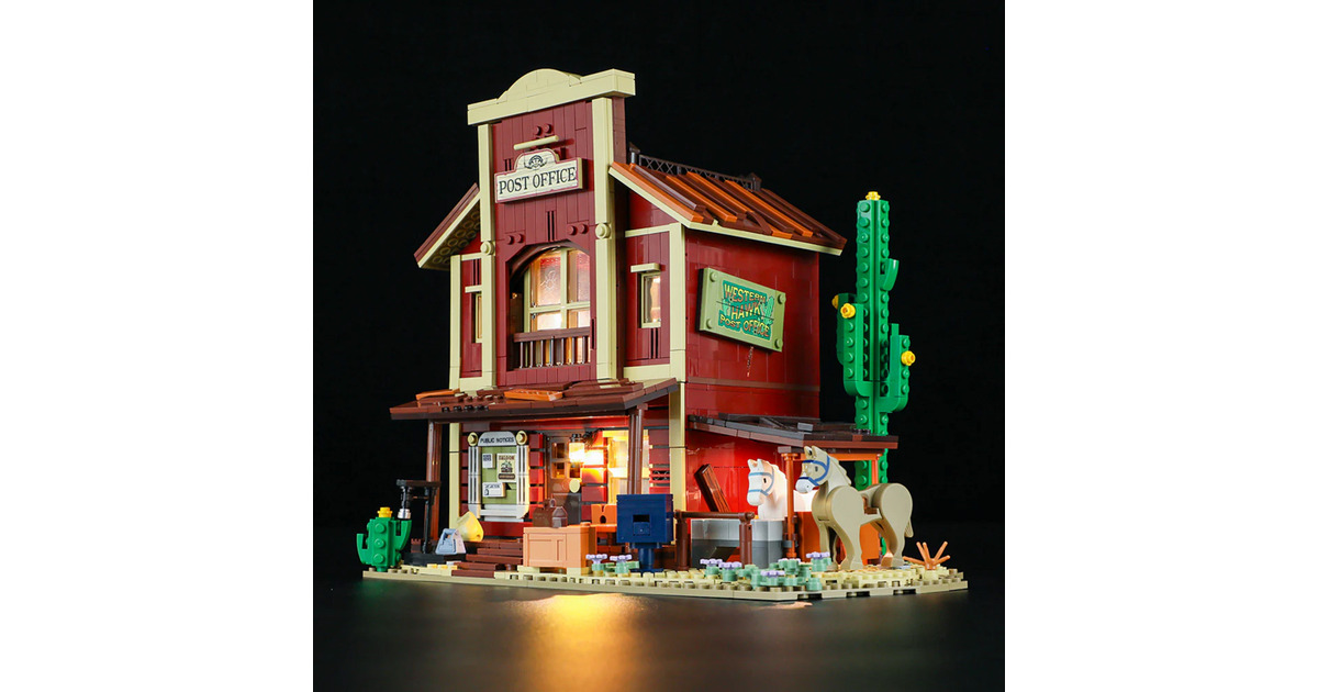 LumibricksThe Old West - Old West Post Office Constructiespeelgoed  (F9044)