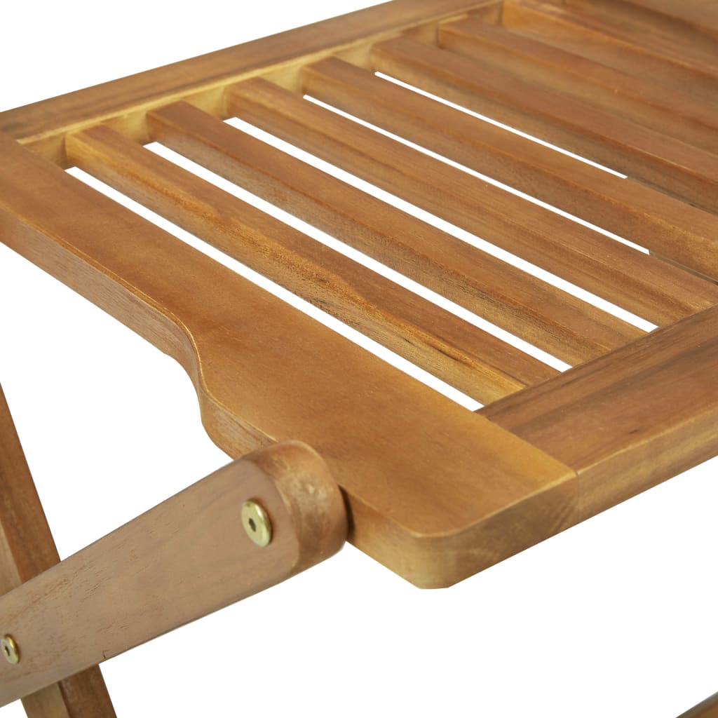 Mobilier de bistro 4 pièces bois d'acacia solide
