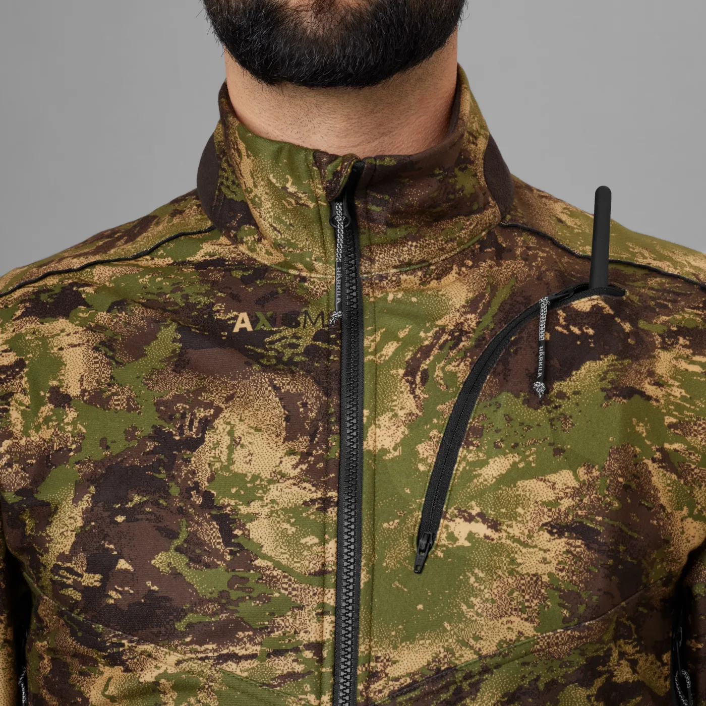 Härkila Men's Deer Stalker Camo Wsp Fleece Jacket Axis Msp Forest