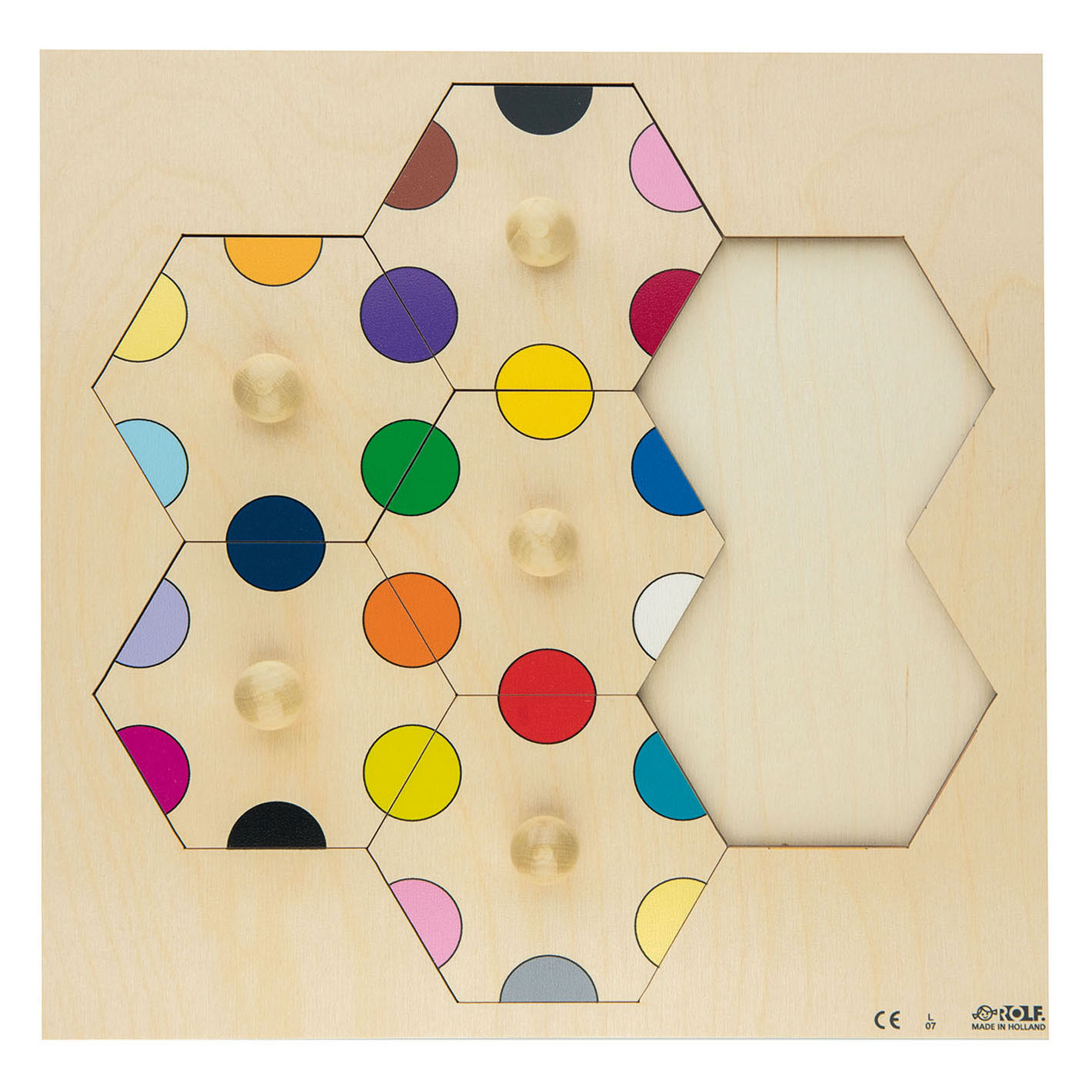 Rolf - Carrousel Legpuzzel Kleuren, 7st.