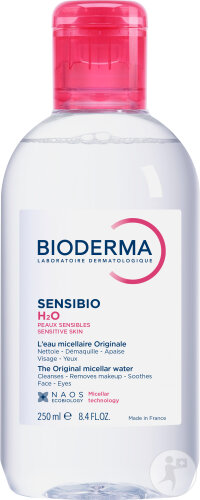 Bioderma Sensibio H2O Eau Micellaire Démaquillante Nettoyante Peaux Sensibles 250ml