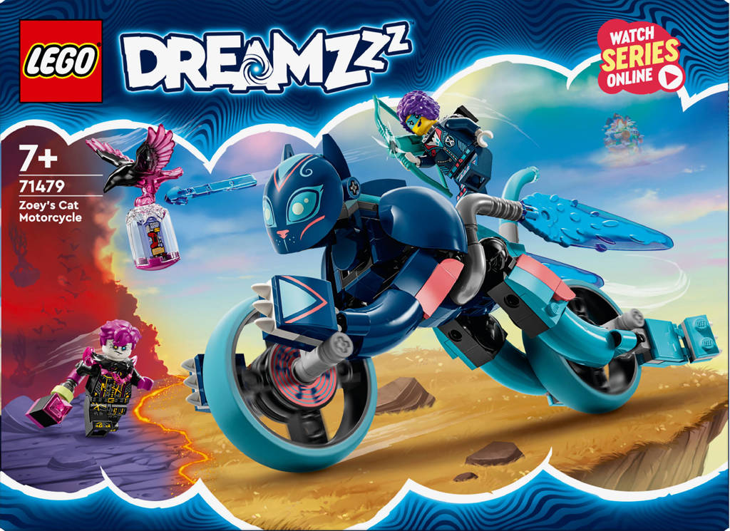 2-in-1 Zoey's kattenmotor Motor Speelgoed voor Kinderen 71479 DREAMZzz