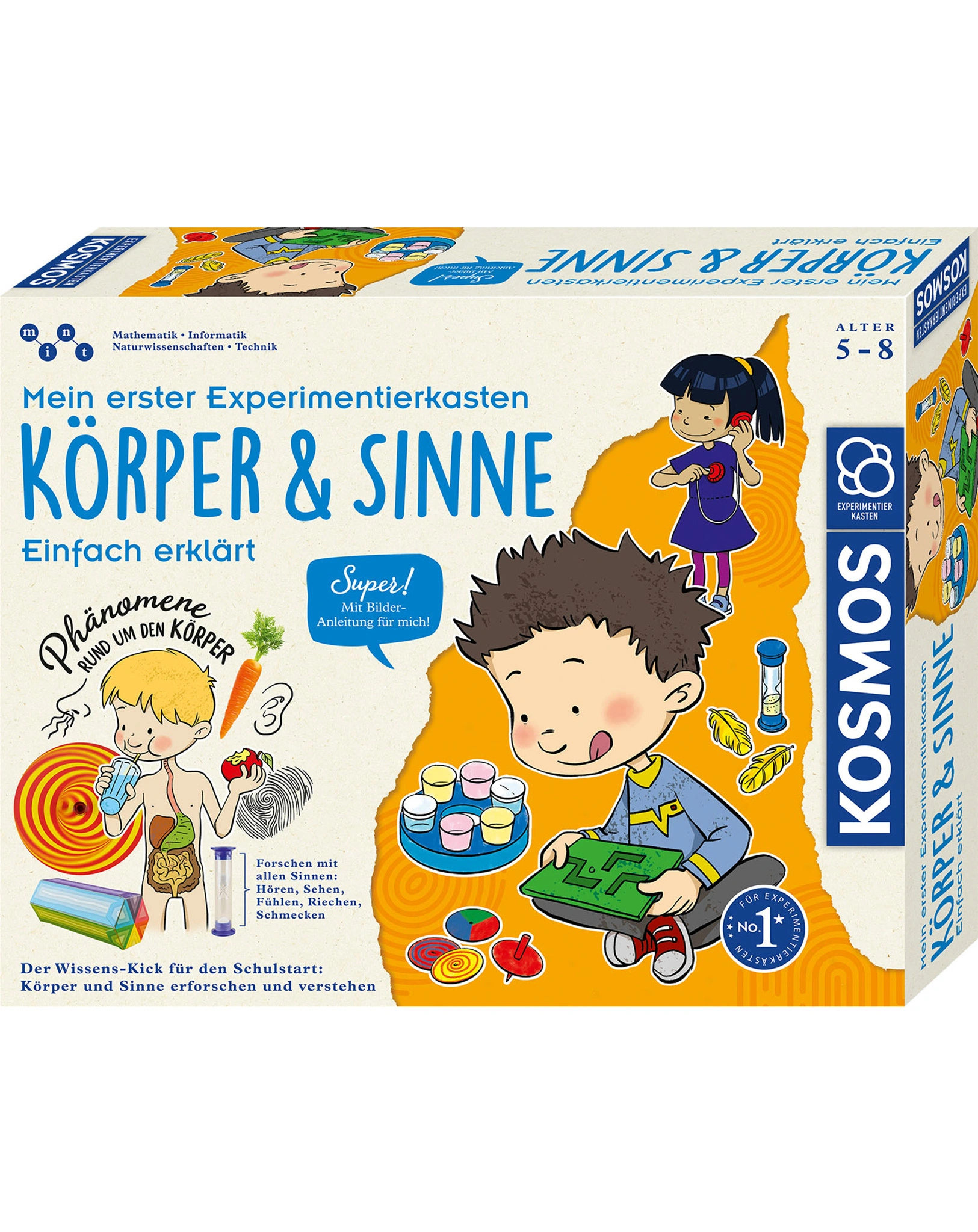 Experimentierkasten MEIN ERSTER EXPERIMENTIERKASTEN KÖRPER & SINNE