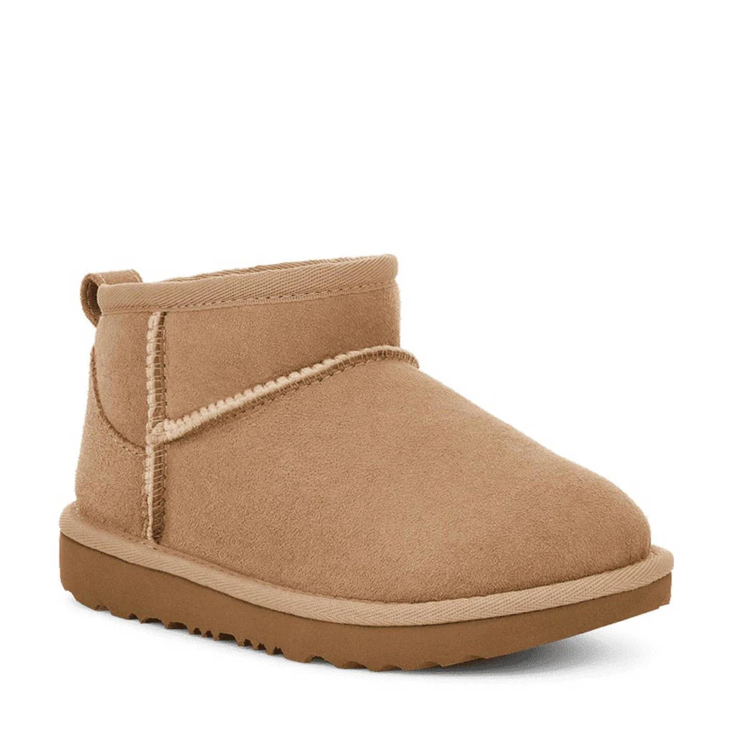 UGG Kids Classic Ultra Minigevoerde enkelboots camel