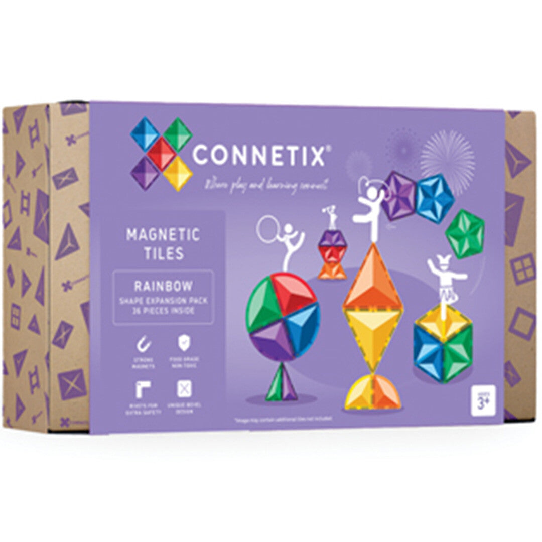 Connetix shape expansion pack - rainbow - 36st