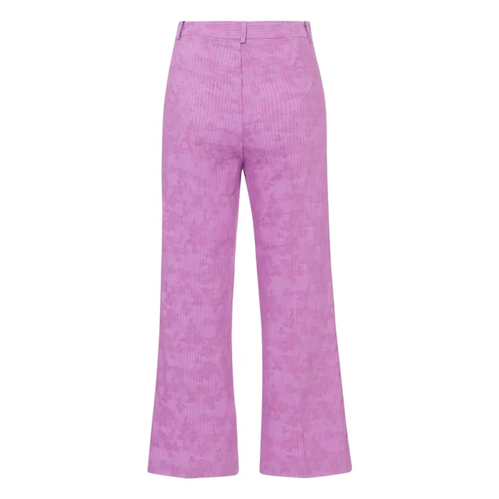 Rodebjer Pantalon Droit Miso  | Pourpre