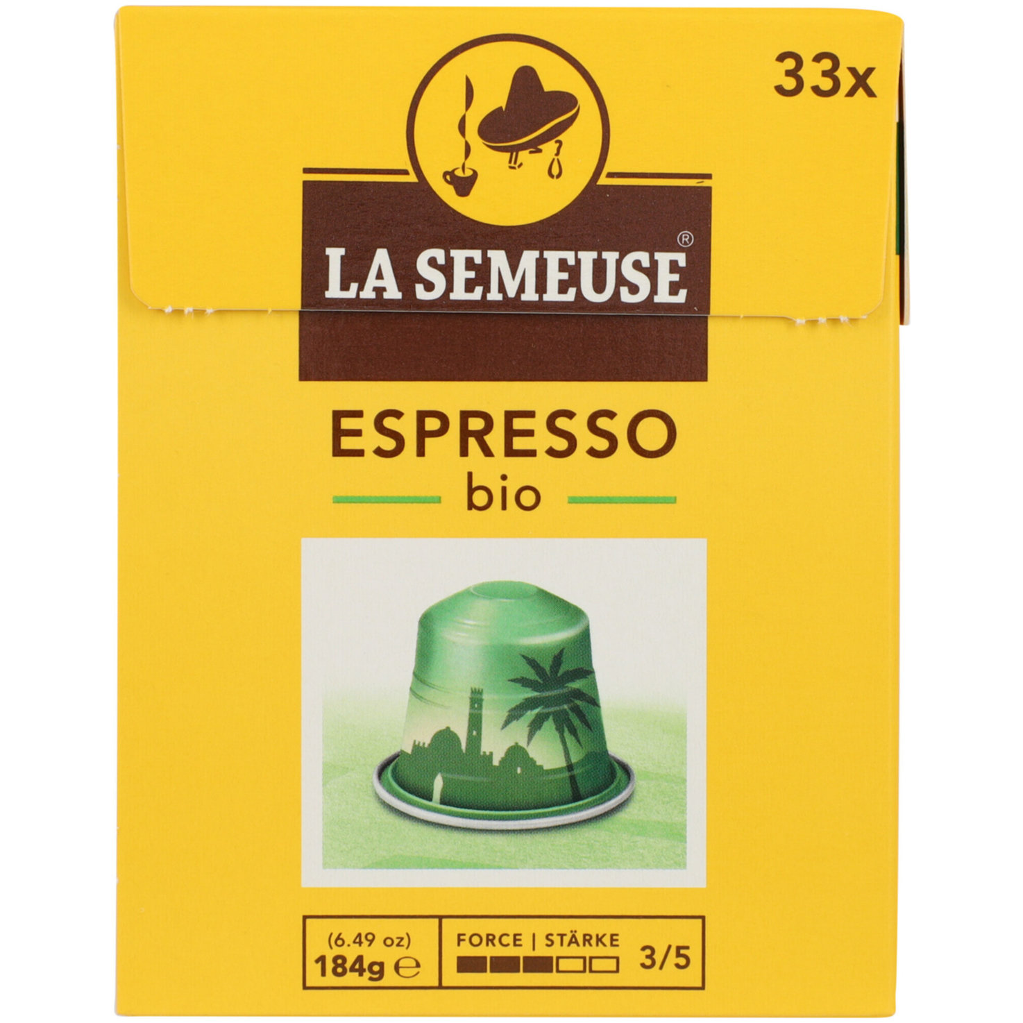 La Semeuse Espresso Bio - Nespresso Compatible 33 Kapseln