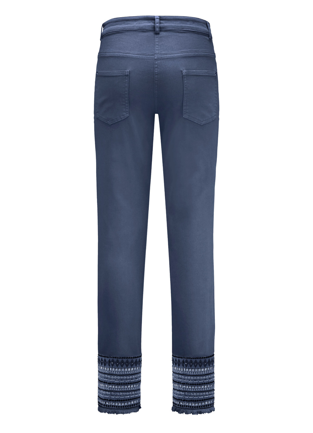 Hose mit aufwendiger Stickerei im Ethno-Stil
