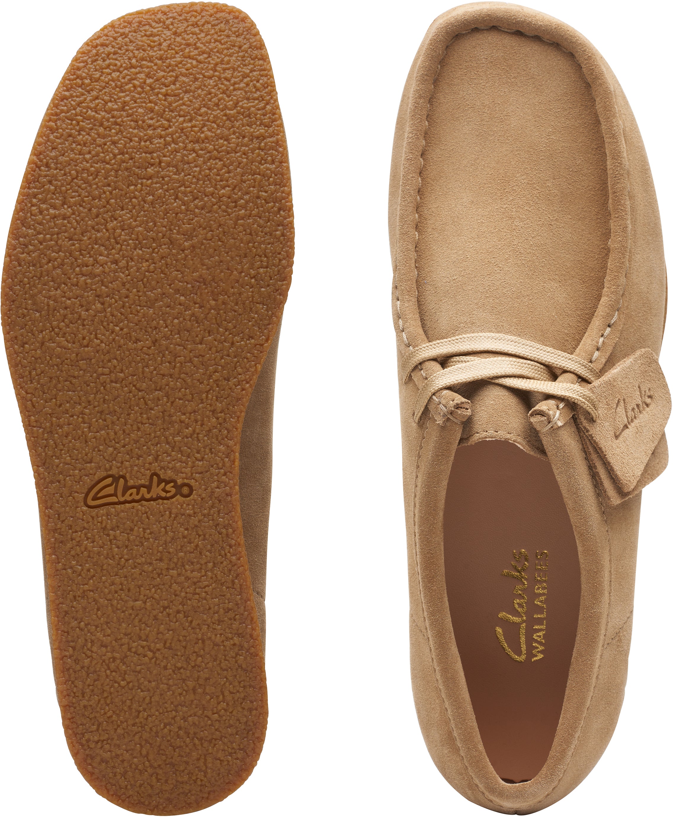 Clarks  Wallabee Evosh sko - Dark Sand Suede