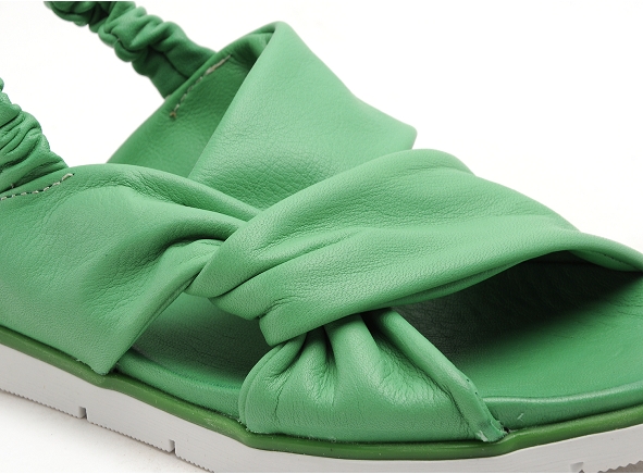 Coco abricot nu pieds plats femme migny vert