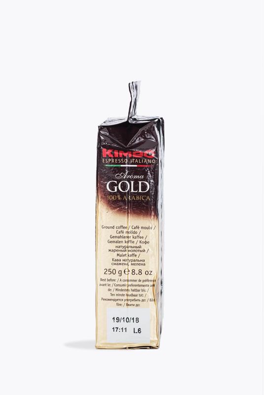 Kimbo - Gold Espresso - Gemalen Koffie - 100% Arabica - 250g