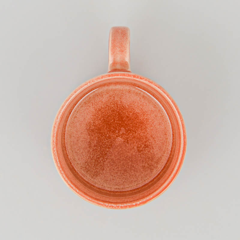 Tasse droite 'Samba' couleur corail