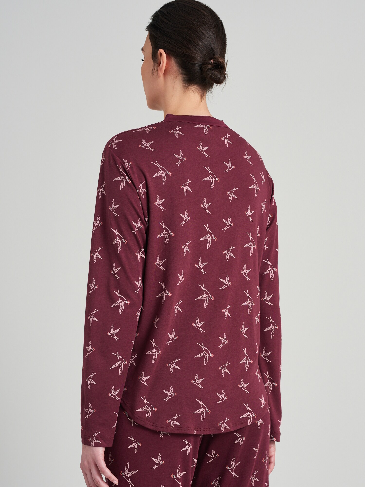 Schiesser Damen Longsleeve Mix & Relax