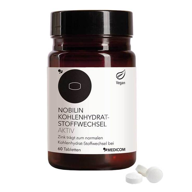Nobilin Kohlenhydrat-Stoffwechsel Aktiv Tabletten, 60 St