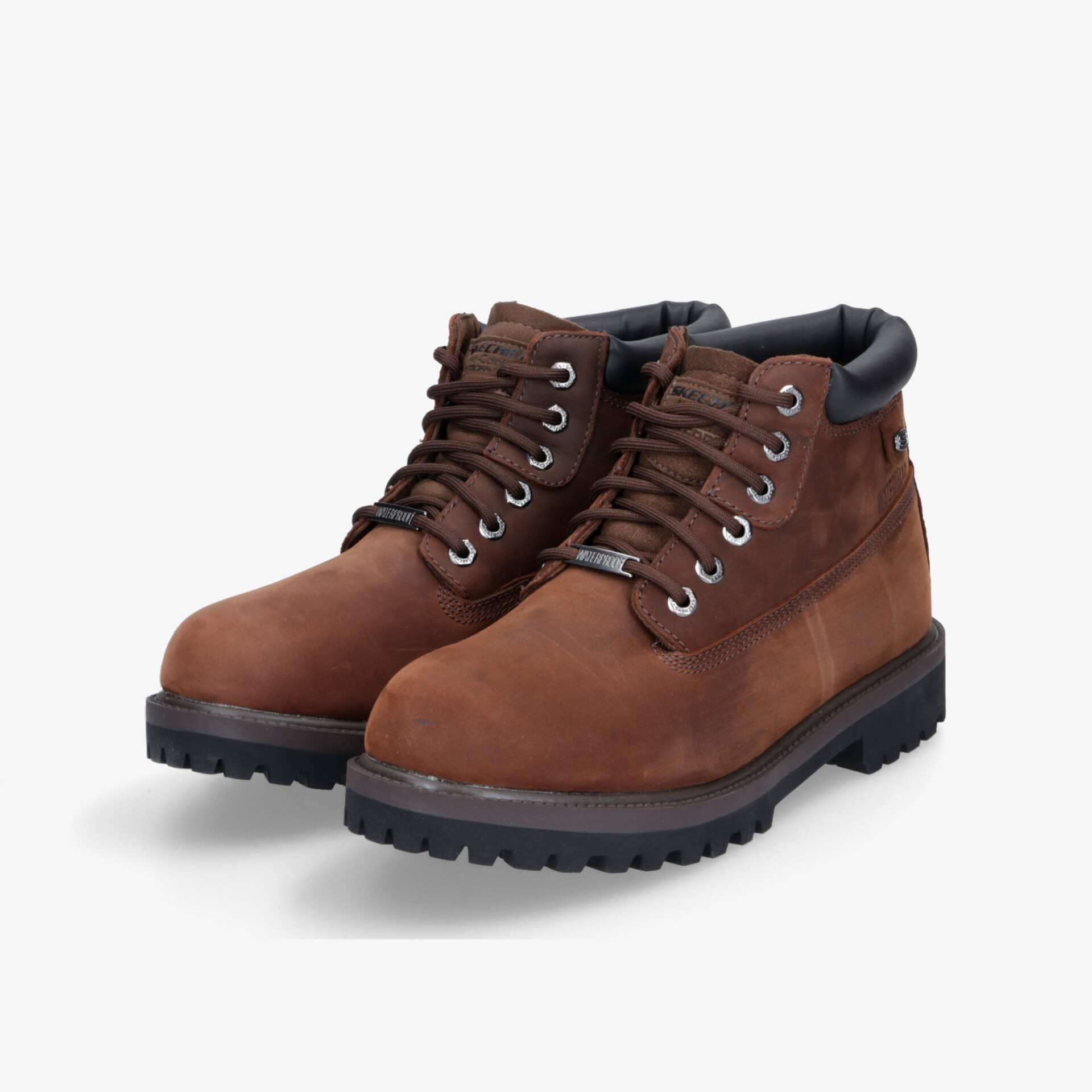 SKECHERS SERGEANTS - VERDICT Herren Schnürboots braun
