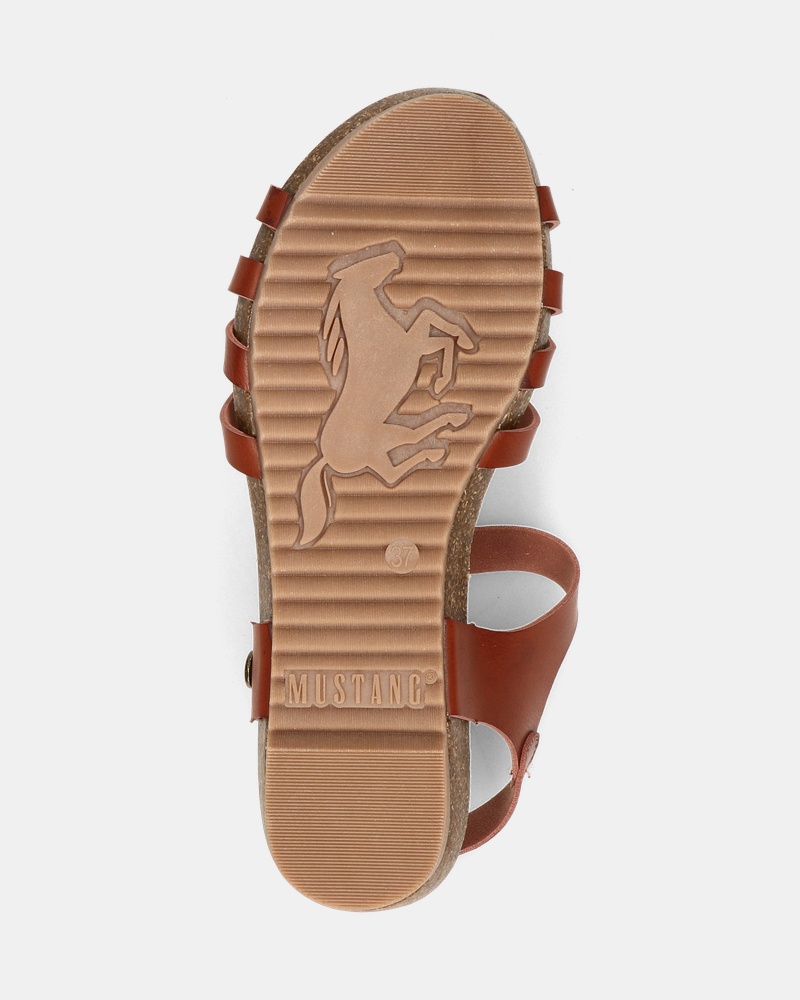 Mustang Sandalen  - cognac