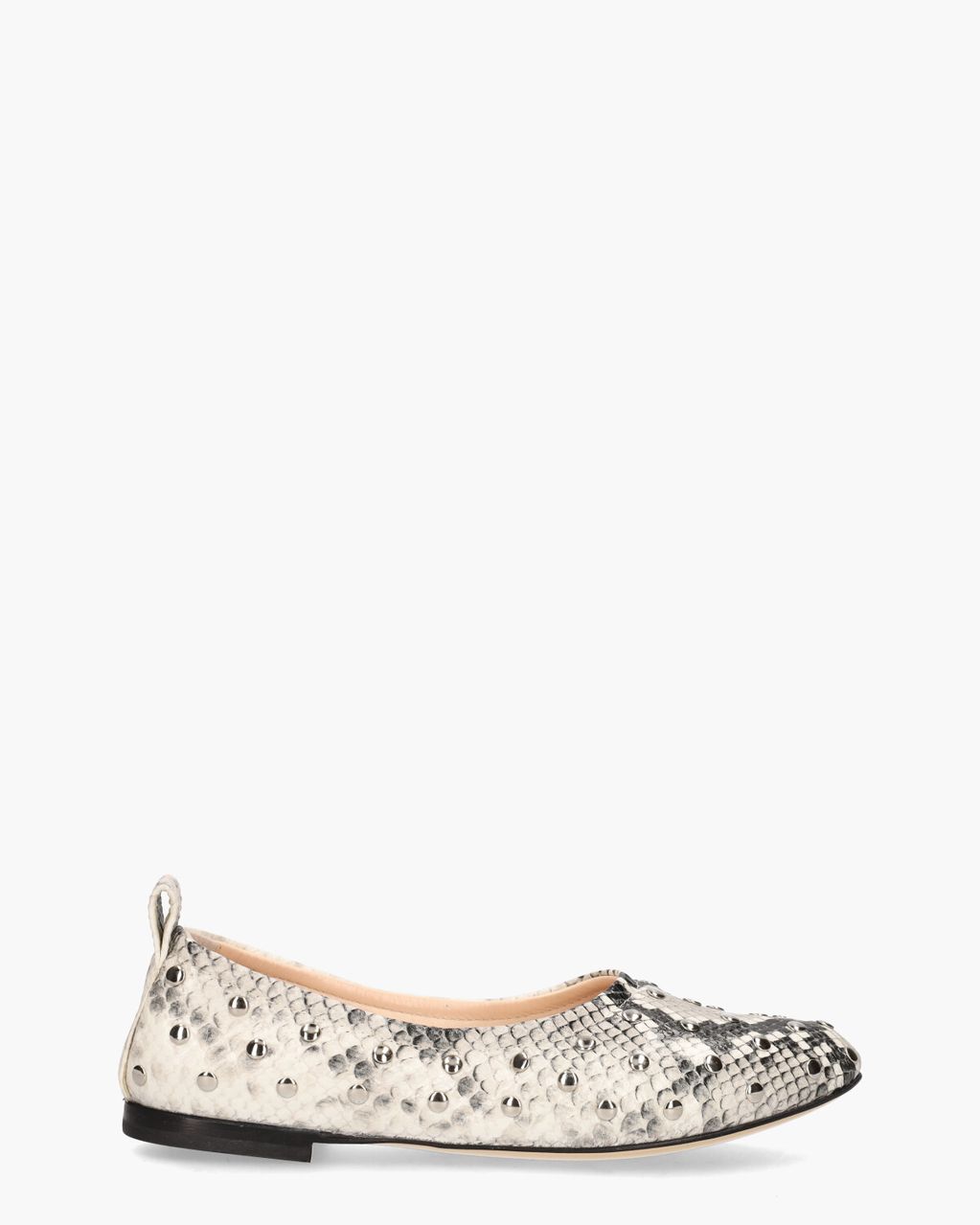 AGL  Milly Soft Off-White/Zwart Damesballerina's