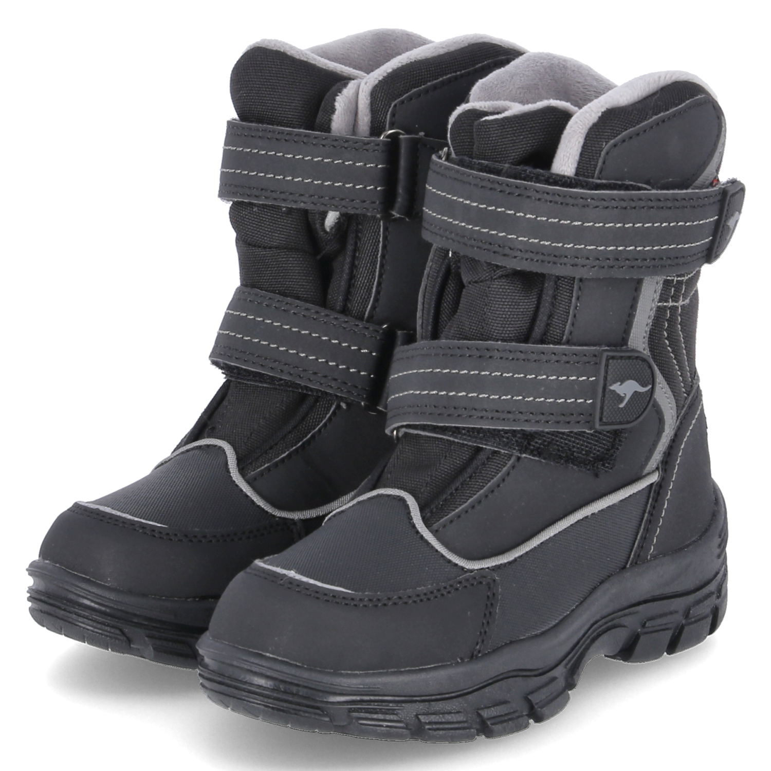 Kangaroos Winterstiefeletten K-LENO V RTX - jet black/steel grey