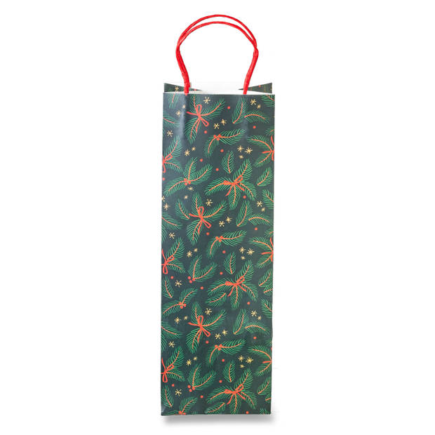 Wijntasje Mistletoe groen 11x38x11