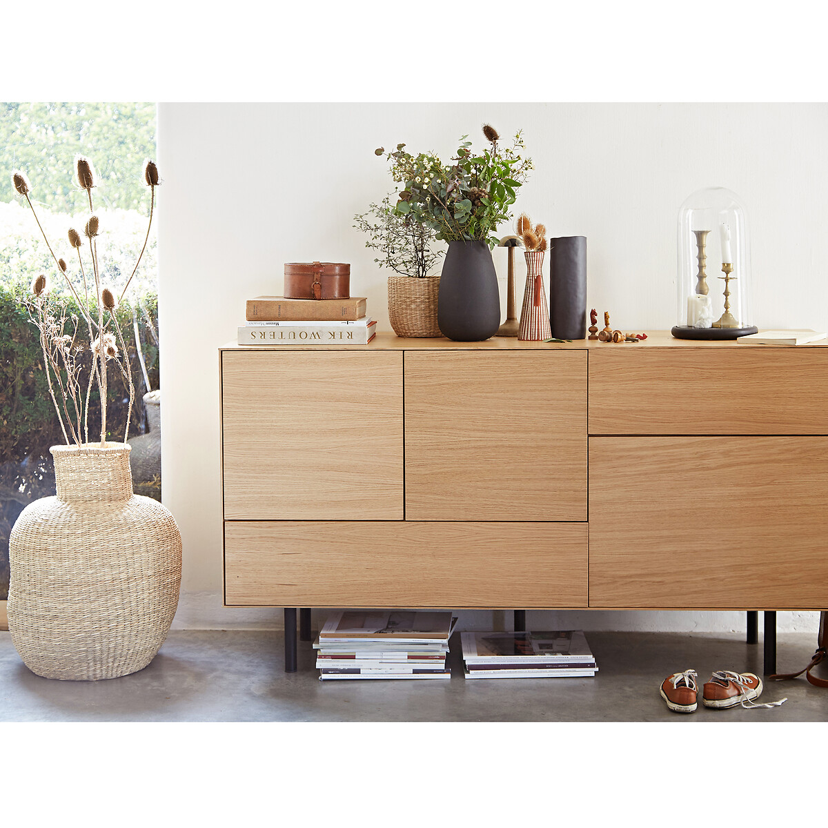 LA REDOUTE INTERIEURS<br>Jarra decorativa em herbário H53 cm, Maylon