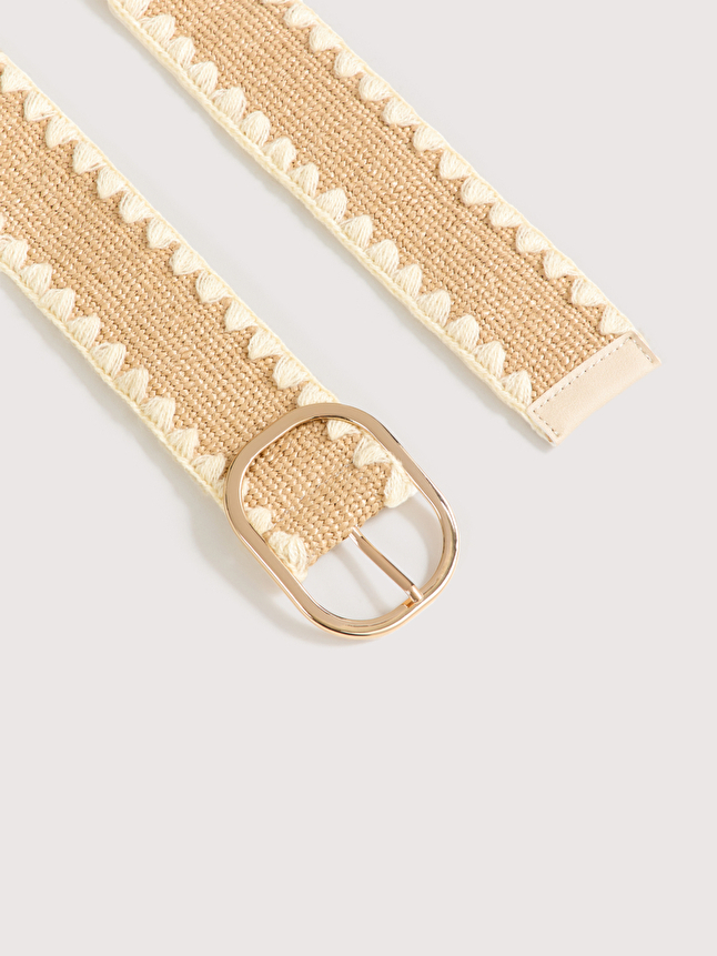 Ceinture en raphia