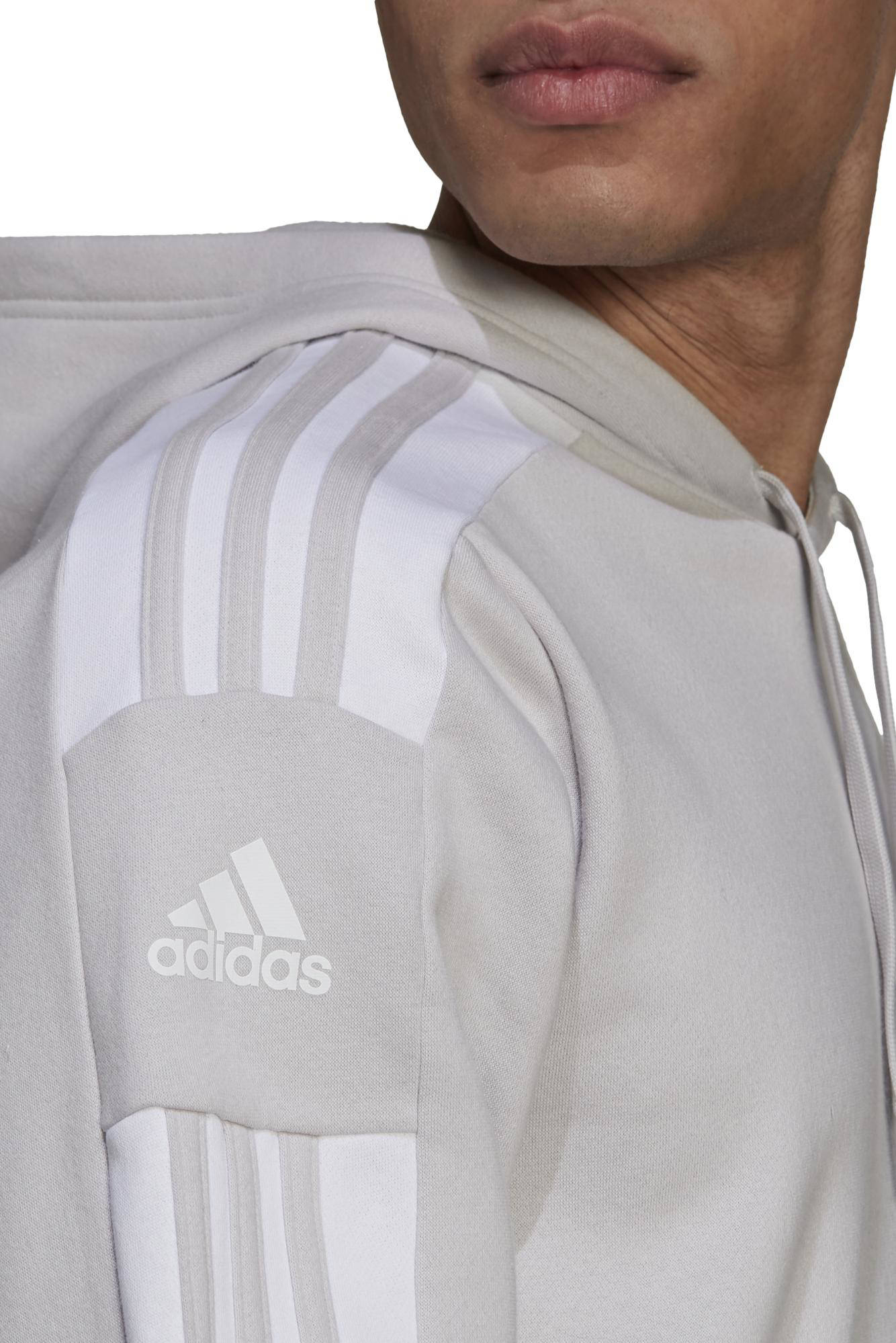 adidas Senior  Squadra 21 voetbalhoodie grijs