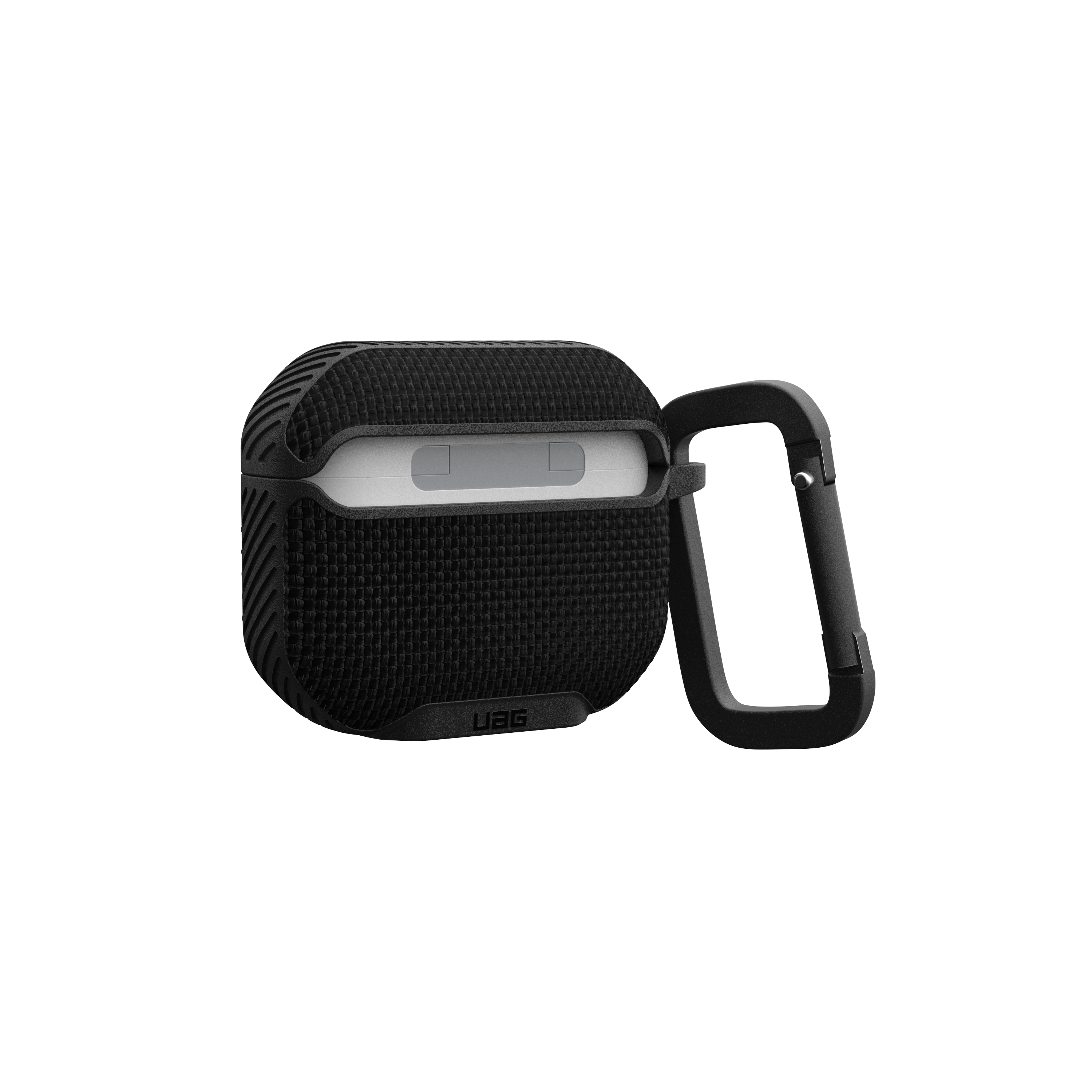 AirPods (3. Generation) Nylon Schutzhülle mit Karabinerhaken Metropolis (104126114040) - Schwarz