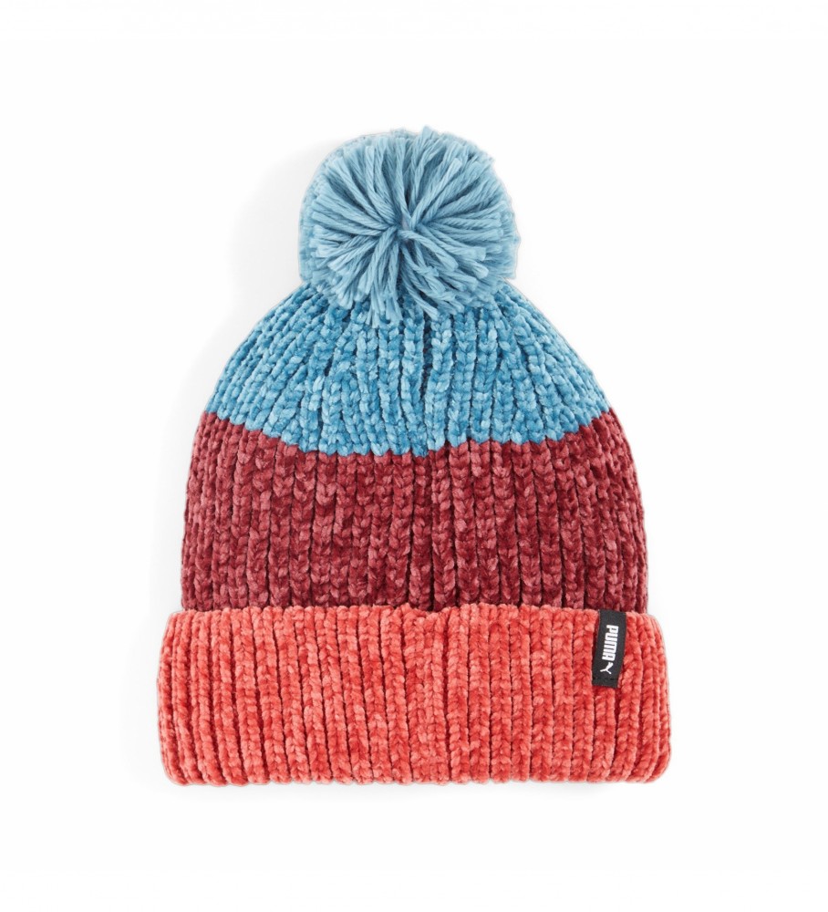 Gorro Puma Pom Pom, Azul, Vermelho