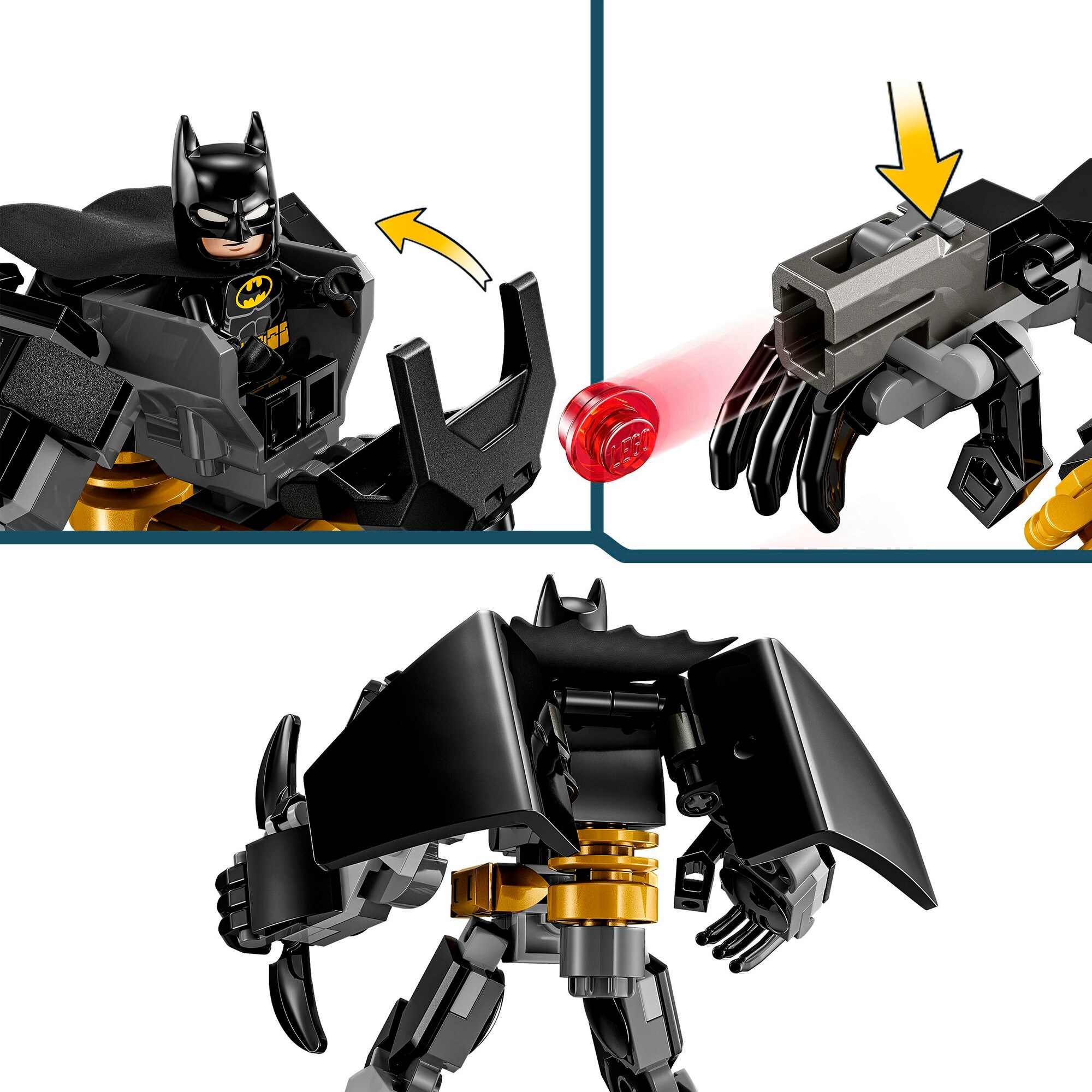 LEGO Konstruktionsspielzeug DC Super Heroes Batman Mech