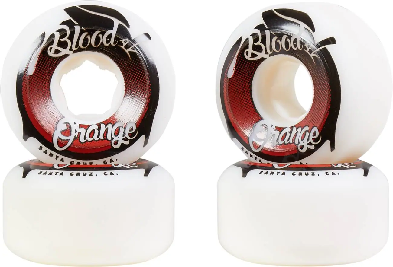 Blood Orange Street Raw Conical Cruiser Board Hjul 4-Pak - Cruiser Boards