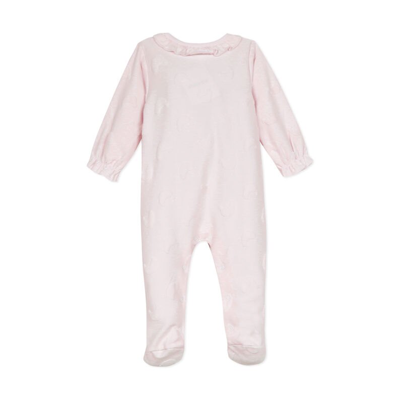 Dors-bien bébé fille rose en velours dévoré naissance Absorba Aucune nuance