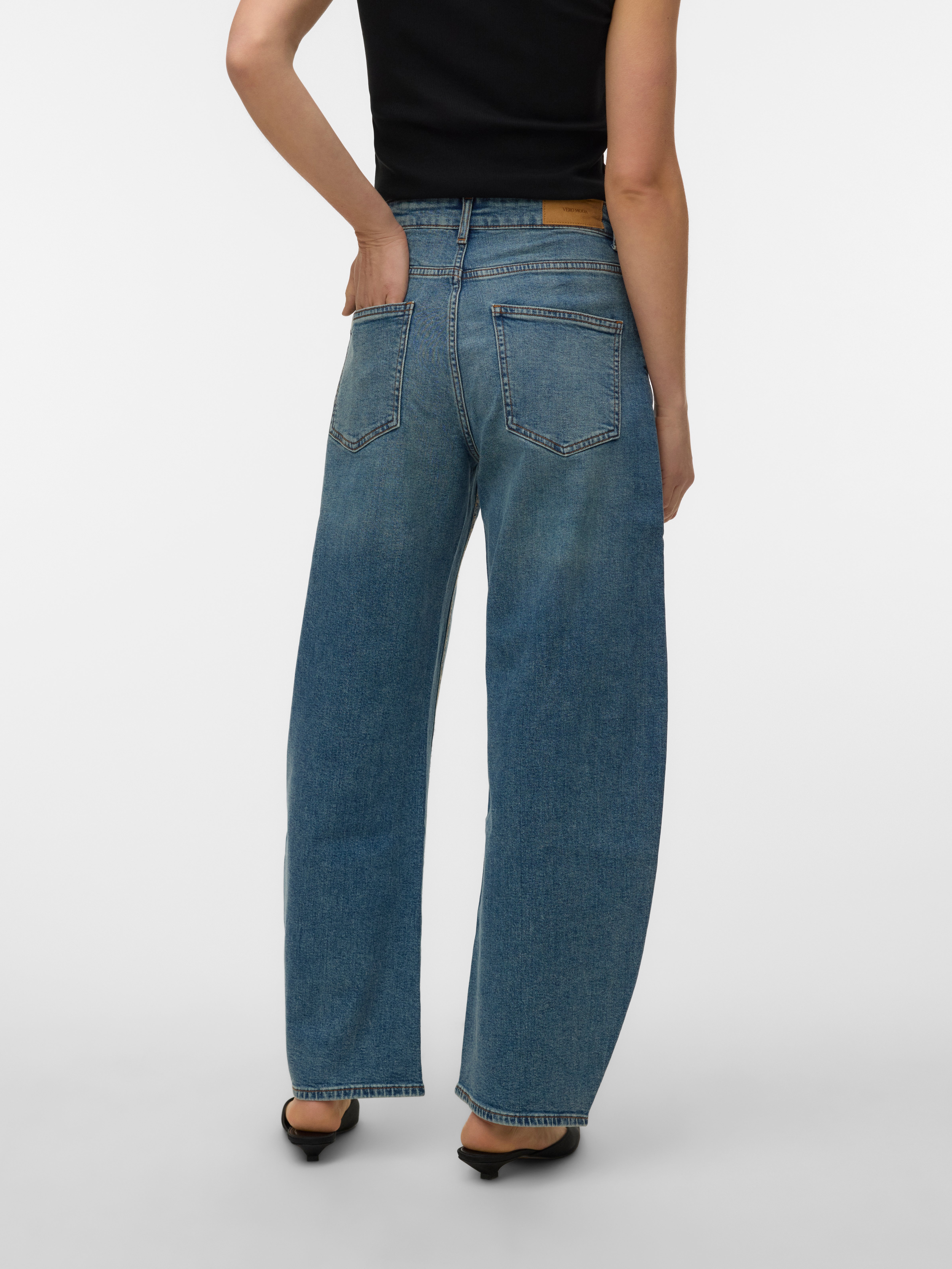 VMJUNO Mid rise Barrel fit Jeans