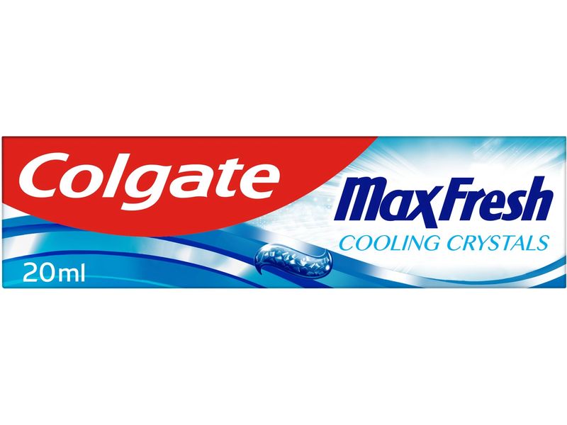 Colgate Zahnpasta Max Fresh Cooling Crystals Reisegrösse Zahncrème für ein langanhaltendes Frischegefühl im Mund