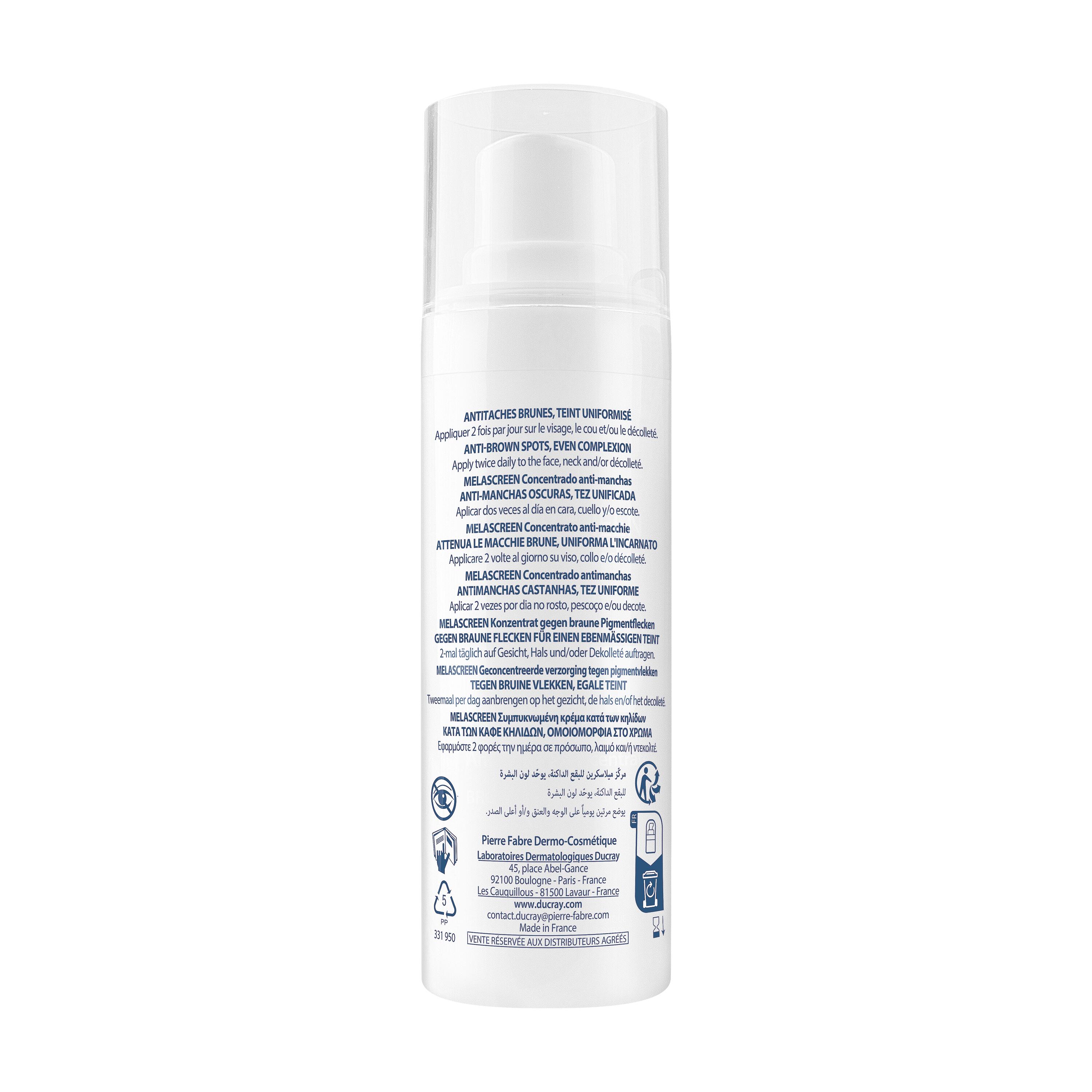 DUCRAY MELASCREEN Anti-Pigmentflecken Konzentrat Konz Fl 30 ml