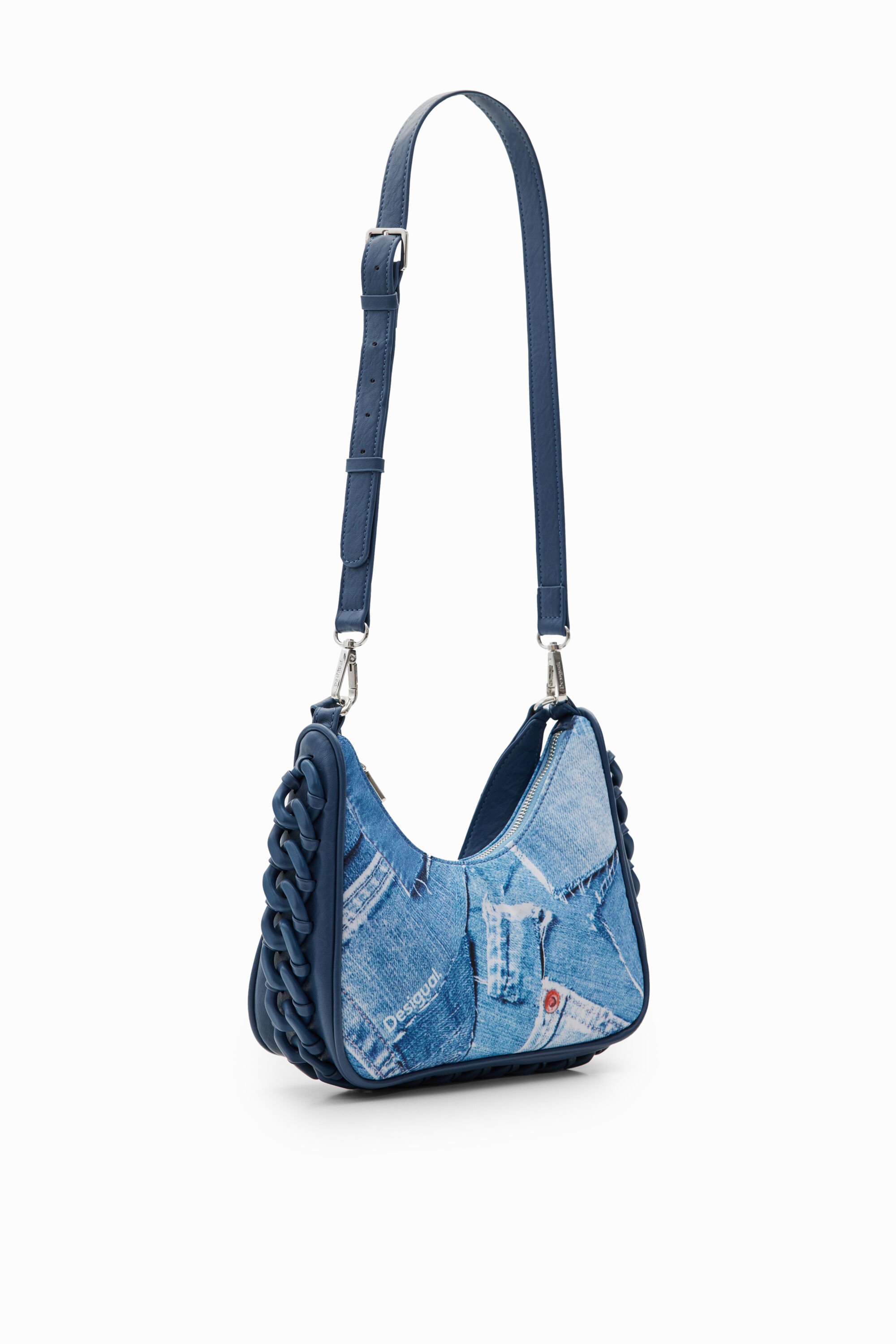 Petit sac patchwork denim