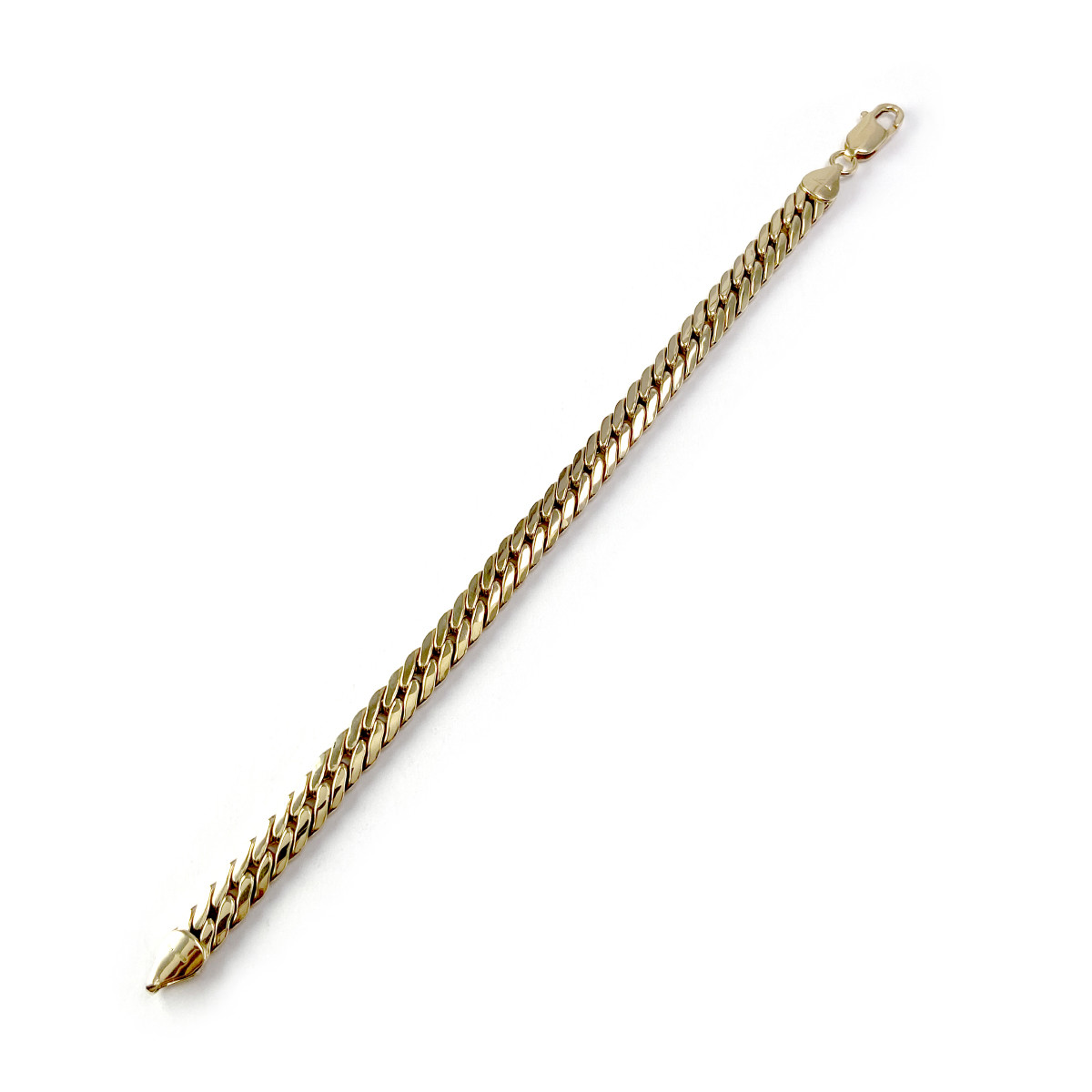 Bracelet d'occasion or 750 jaune maille anglaise 20.5 cm