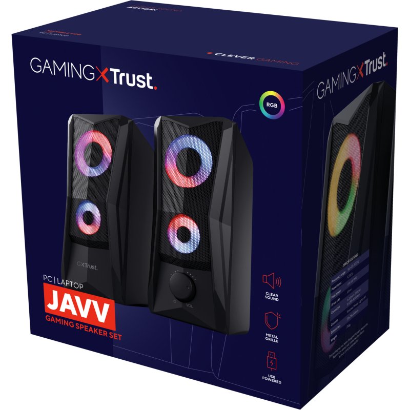 Trust GXT 606 JAVV Noir Avec fil 12 W