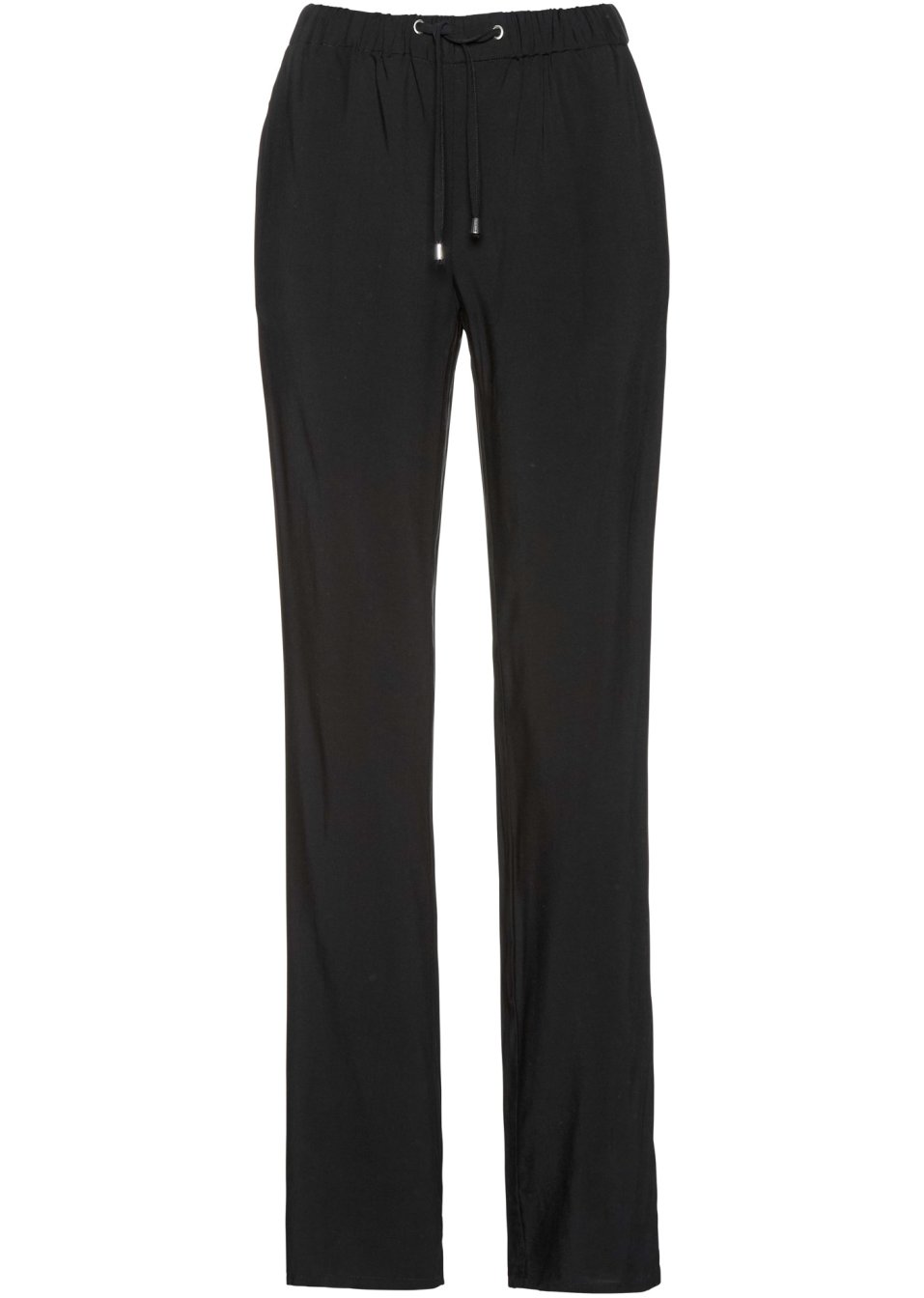 Pantalon à taille élastiquée imprimé en viscose