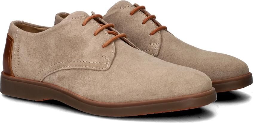 Bugatti Lewis suède veterschoenen beige