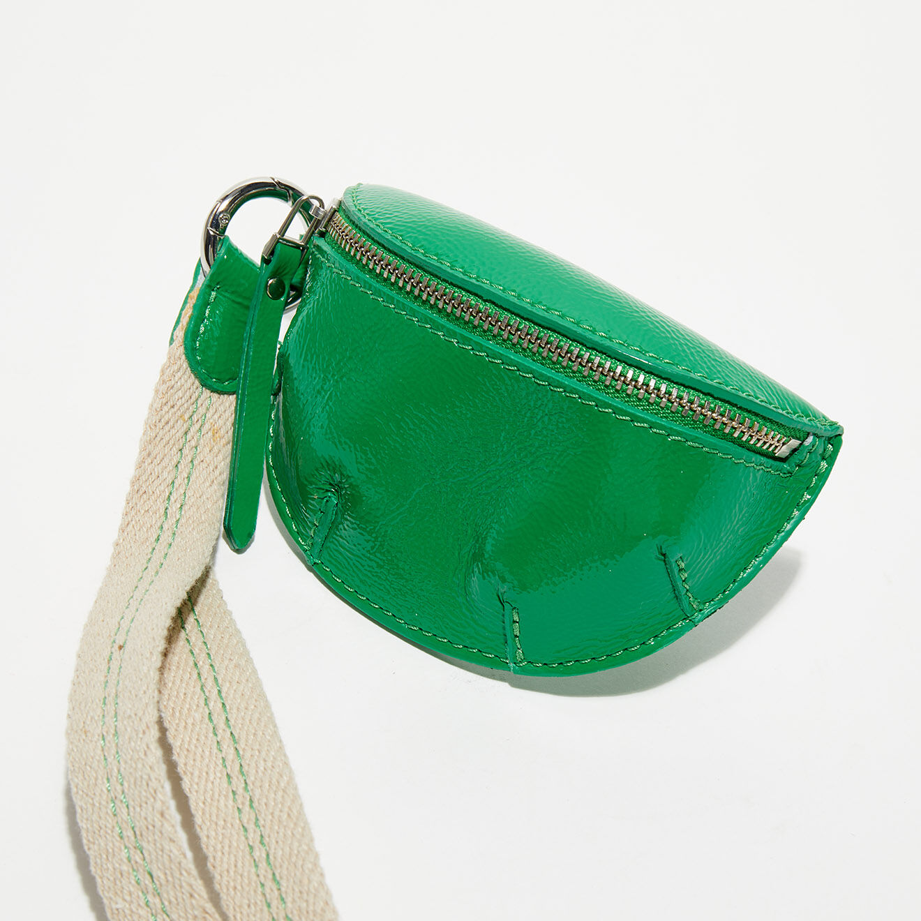 Bellerose Mini sac en Cuir vernis Rosike mojito